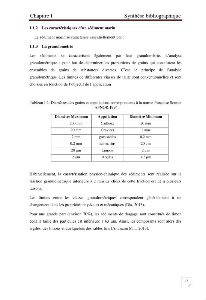 Caractérisation environnementale, réglementation et comportement des sédiments de dragage: