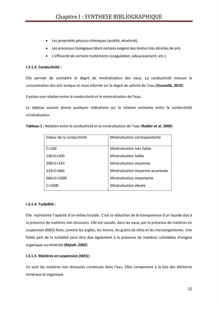 Contribution a L\'étude des parametres physico-chimique et bactériologiques du littoral de boudouaou el bahri pour la création d\'une station d\'une station d\'épuration :