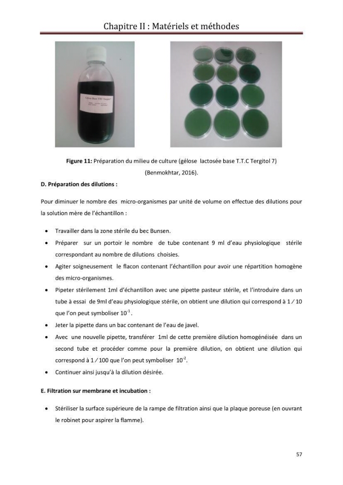 Contribution a L\'étude des parametres physico-chimique et bactériologiques du littoral de boudouaou el bahri pour la création d\'une station d\'une station d\'épuration :