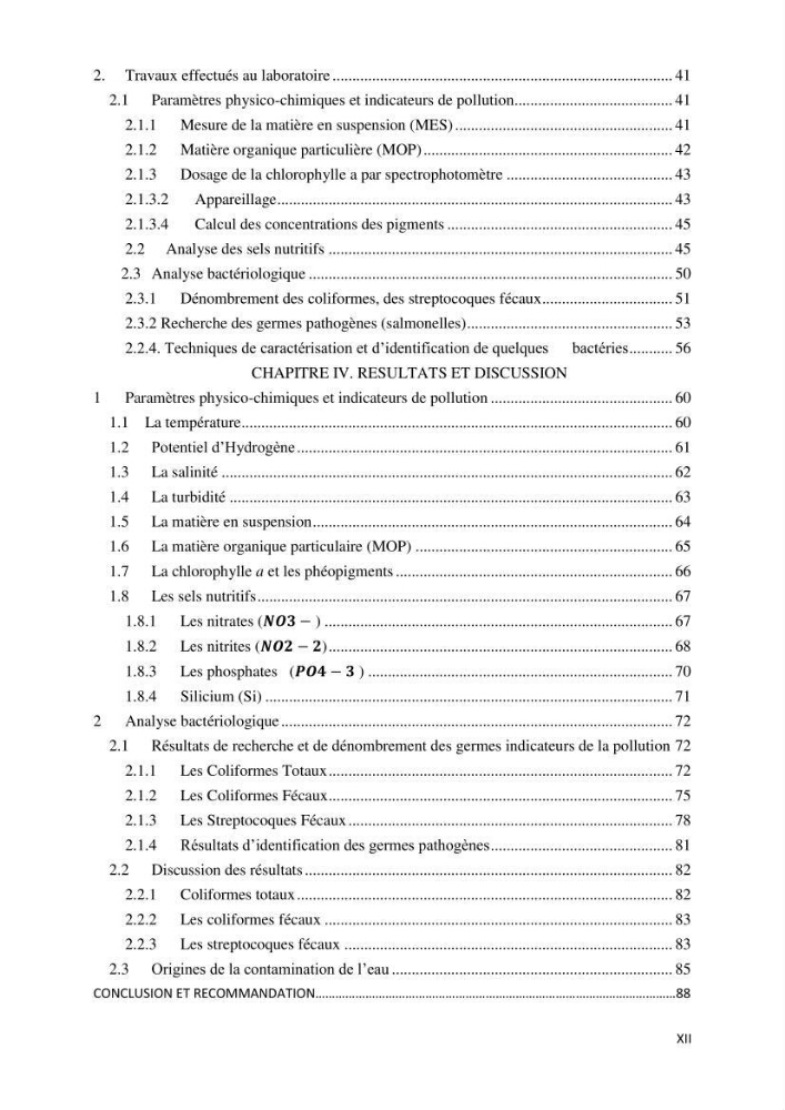 Caractérisation environnementale de la ferme d\'élevage de Daurade Sarl EAM