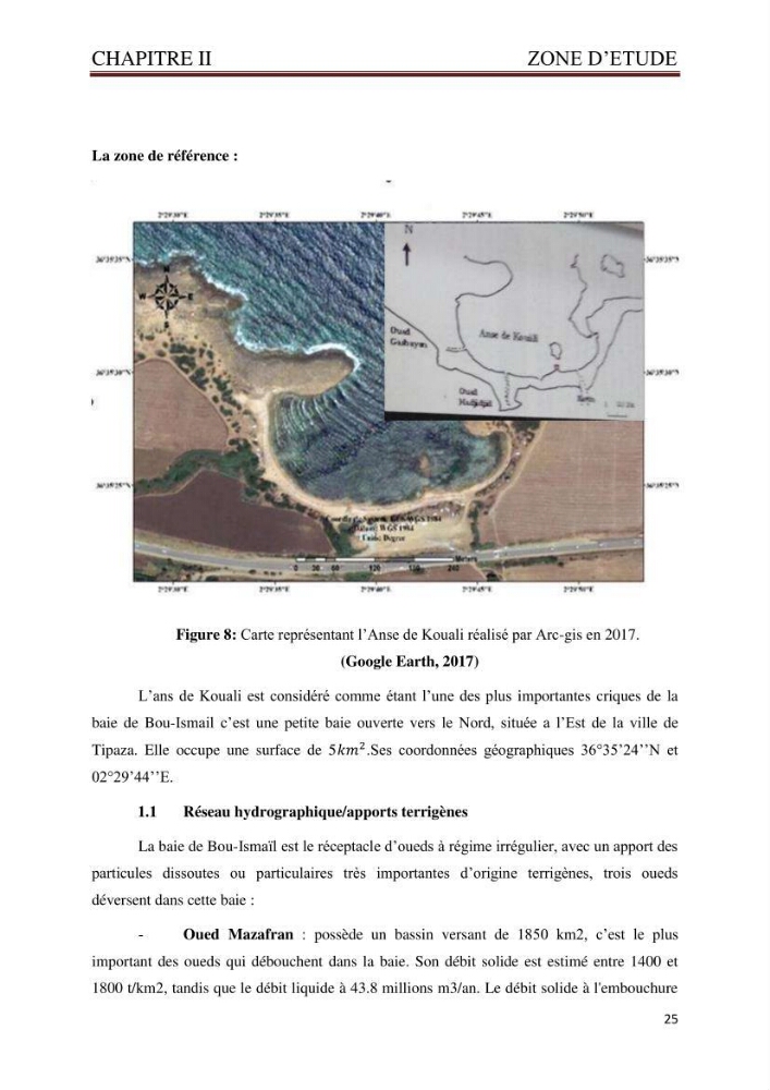 Caractérisation environnementale de la ferme d\'élevage de Daurade Sarl EAM