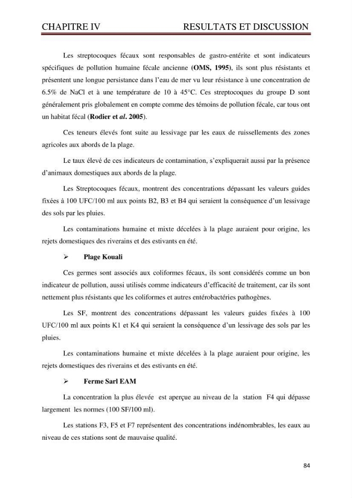 Caractérisation environnementale de la ferme d\'élevage de Daurade Sarl EAM