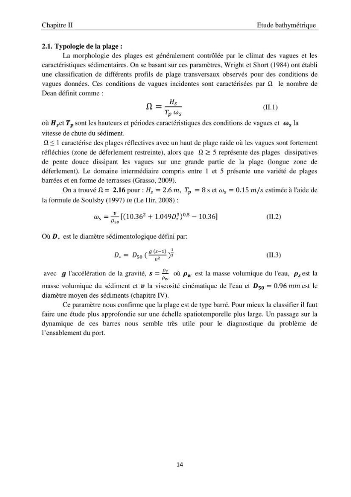 Application de la modélisation numérique pour l\'étude de l\'ensablement du port de cap Djinet