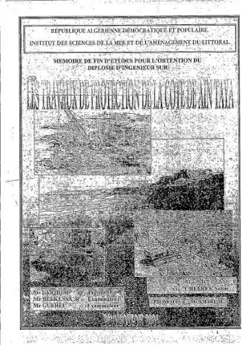 Les travaux de protection de la côte de Aïn taya Les travaux de protection de la côte de Aïn taya