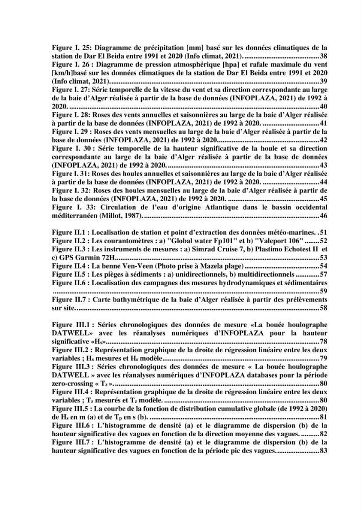 Evolution morpho-dynamique de la baie d’Alger: observation et modélisation hydrodynamique et sédimentaire
