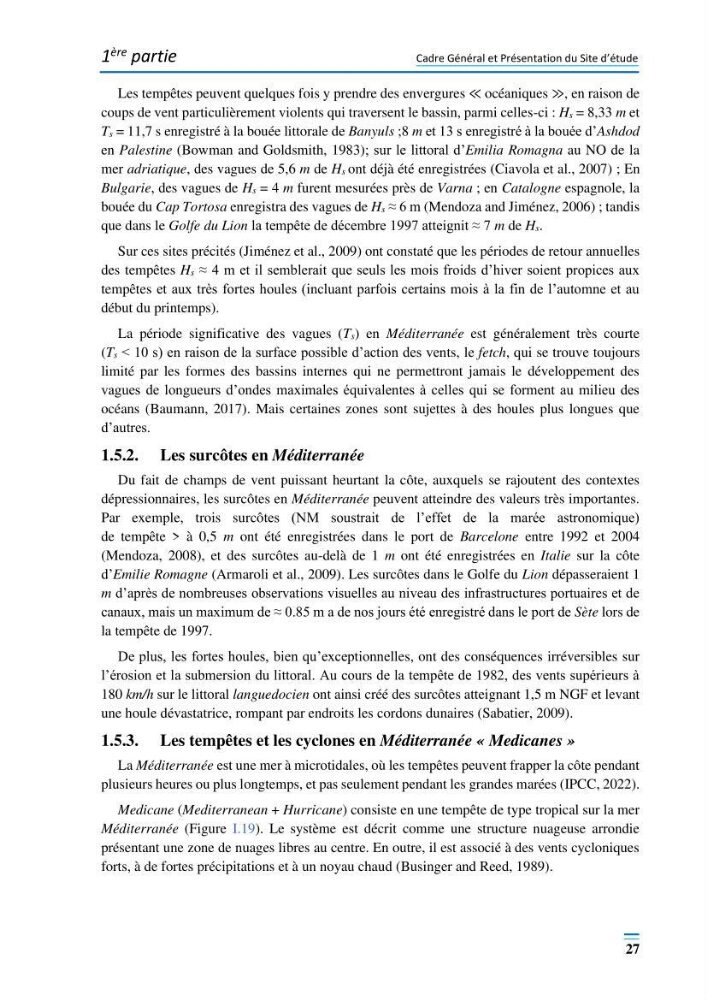 Evolution morpho-dynamique de la baie d’Alger: observation et modélisation hydrodynamique et sédimentaire