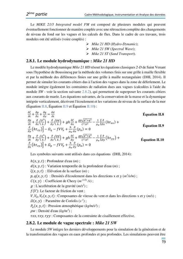 Evolution morpho-dynamique de la baie d’Alger: observation et modélisation hydrodynamique et sédimentaire