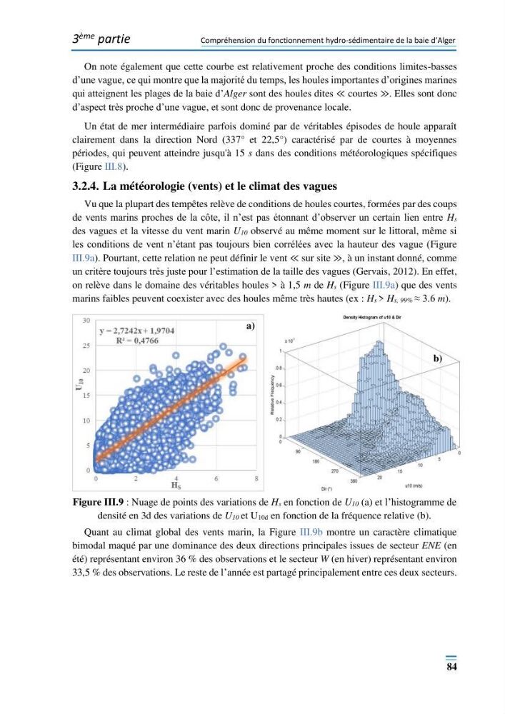 Evolution morpho-dynamique de la baie d’Alger: observation et modélisation hydrodynamique et sédimentaire