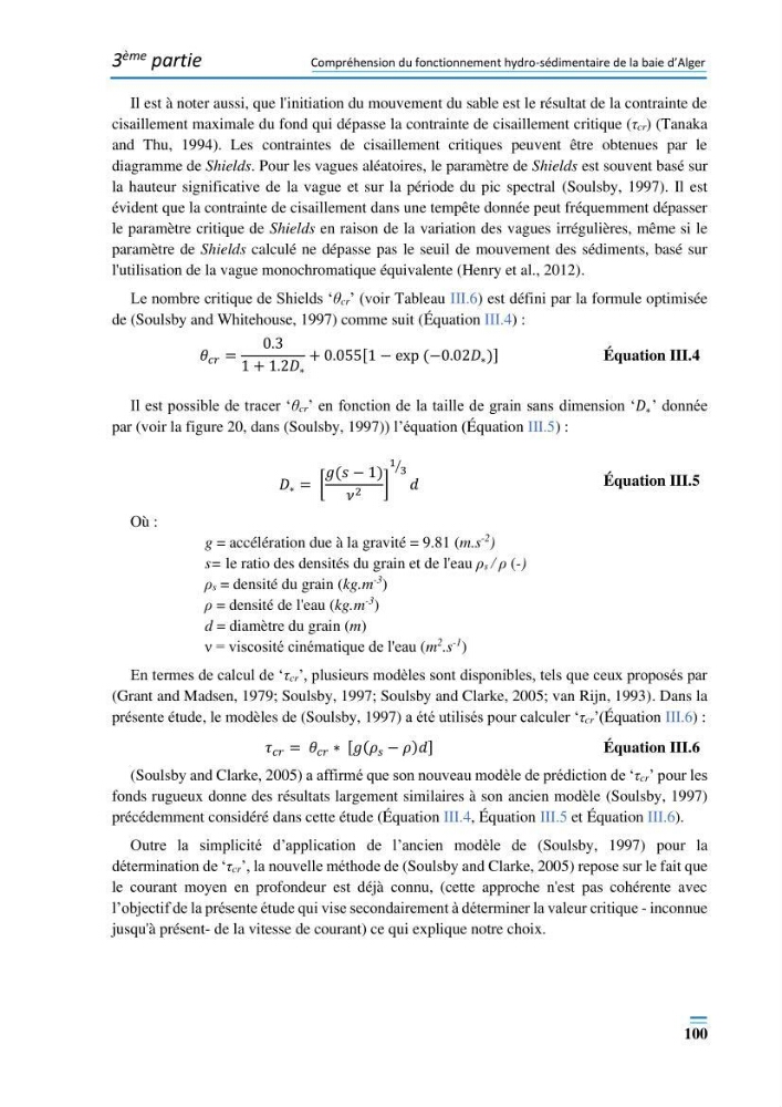 Evolution morpho-dynamique de la baie d’Alger: observation et modélisation hydrodynamique et sédimentaire