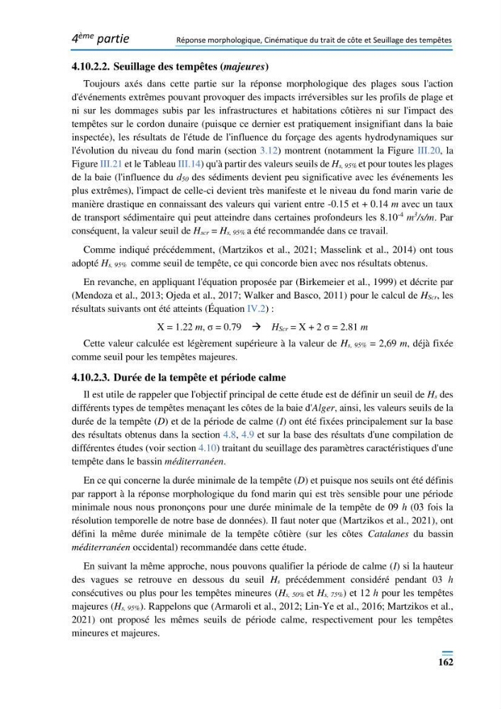 Evolution morpho-dynamique de la baie d’Alger: observation et modélisation hydrodynamique et sédimentaire