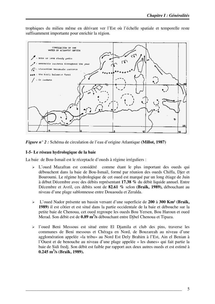 Contribution à la dynamique des stocks des petits dynamique de la baie de Bou-Ismail approche éco -trophique: