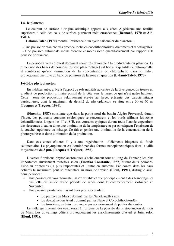 Contribution à la dynamique des stocks des petits dynamique de la baie de Bou-Ismail approche éco -trophique: