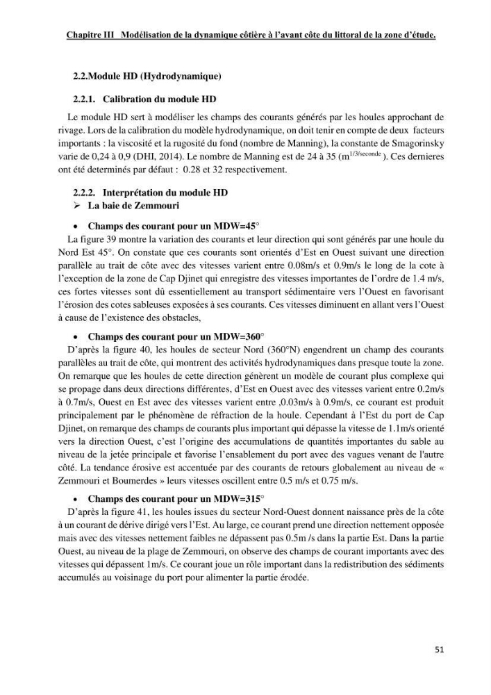 Changement climatique et risques côtiers dans la métropole algéroise.: