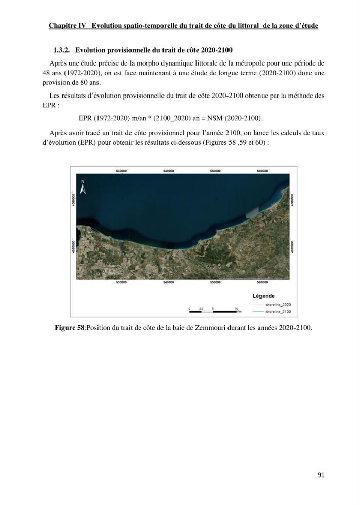 Changement climatique et risques côtiers dans la métropole algéroise.: