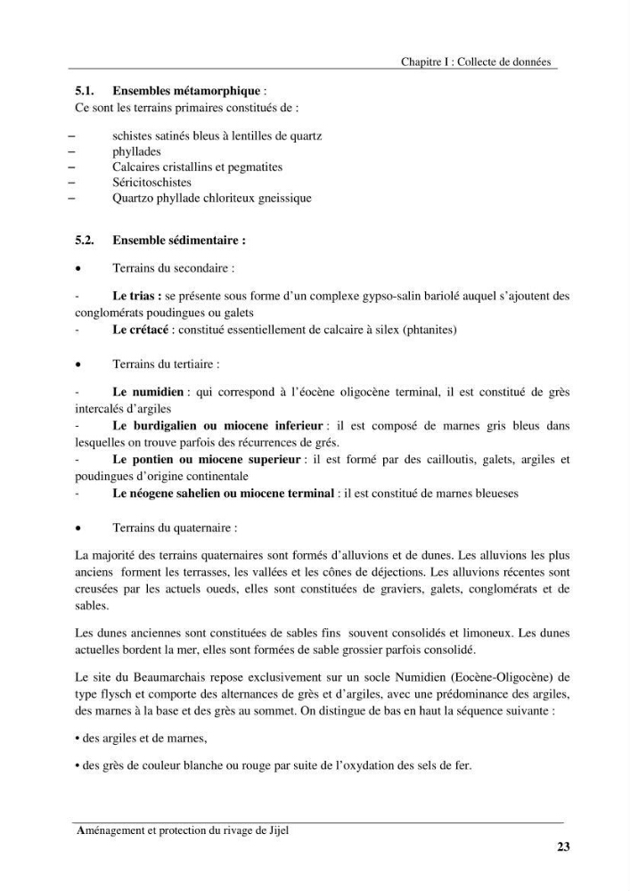 Aménagement et protection du rivage de Jijel