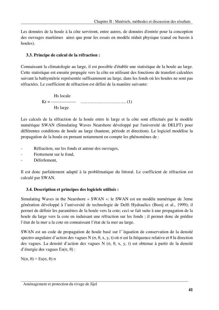 Aménagement et protection du rivage de Jijel