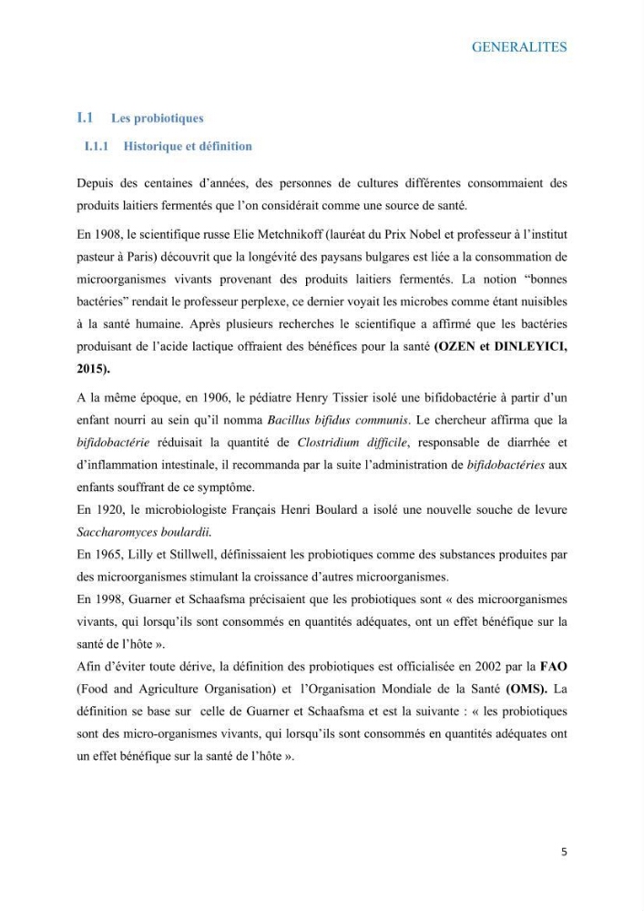 Etude du potentiel probiotique de bactéries à Gram négatif isolées à partir d’échantillons aquatiques: