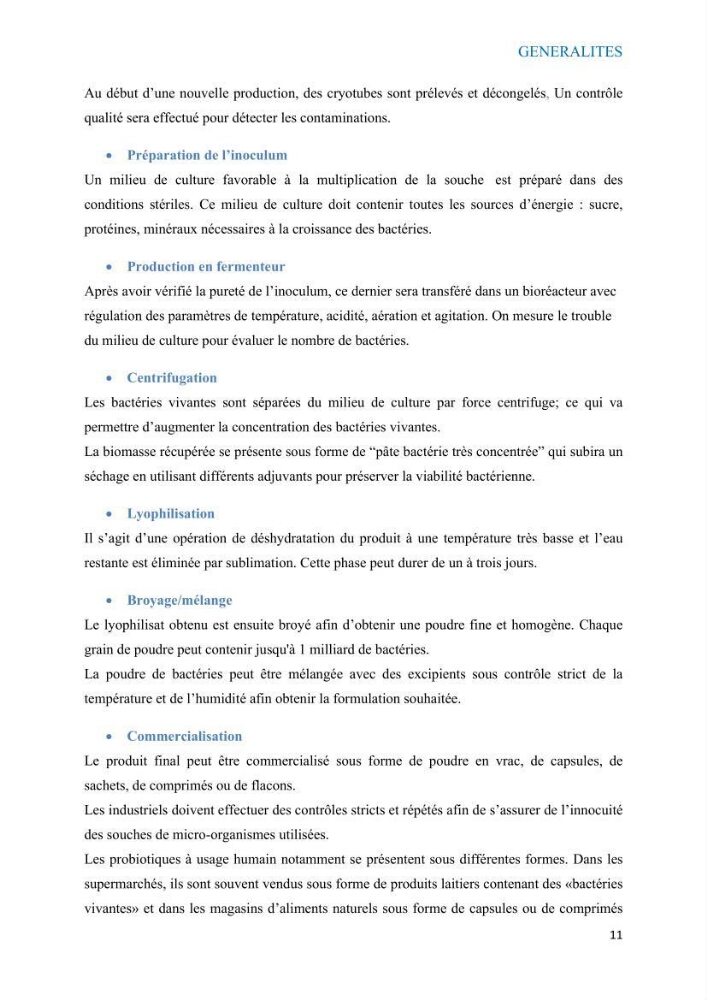 Etude du potentiel probiotique de bactéries à Gram négatif isolées à partir d’échantillons aquatiques: