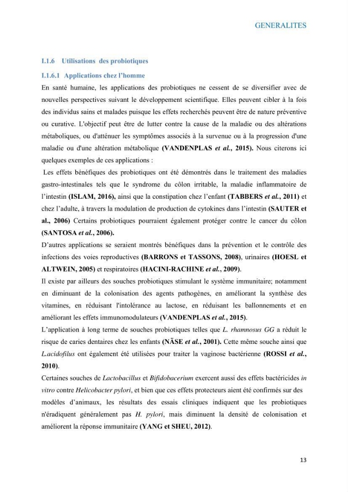 Etude du potentiel probiotique de bactéries à Gram négatif isolées à partir d’échantillons aquatiques: