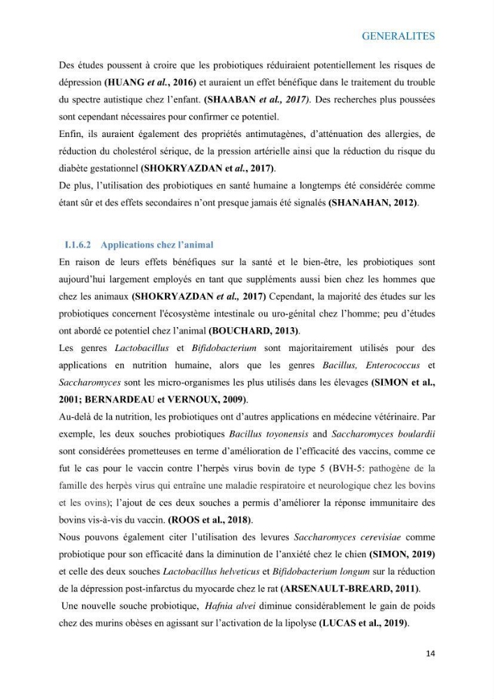 Etude du potentiel probiotique de bactéries à Gram négatif isolées à partir d’échantillons aquatiques: