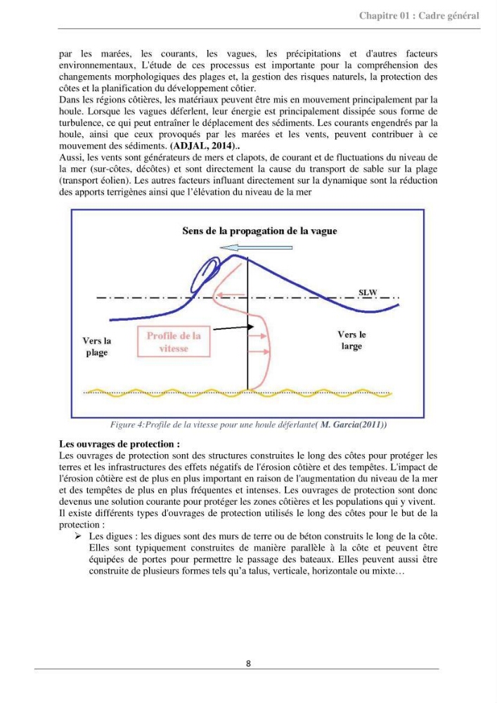 Etude d\'aménagement d\'une plage artificielle au niveau des sablettes