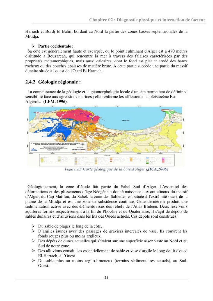 Etude d\'aménagement d\'une plage artificielle au niveau des sablettes