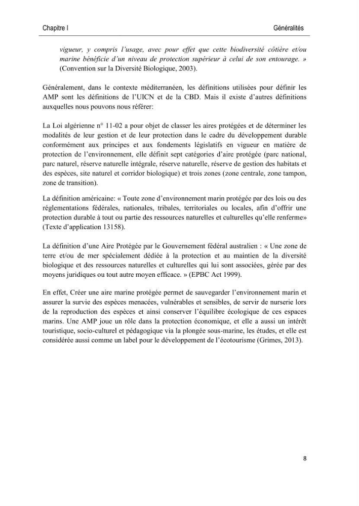 Caractérisation des peuplements benthiques des aires marines protégées en Algérie