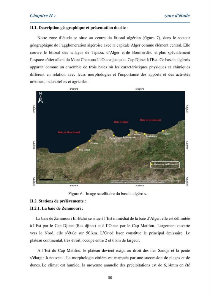 Etude des métaux traces chez les moules de la côte algeroise
