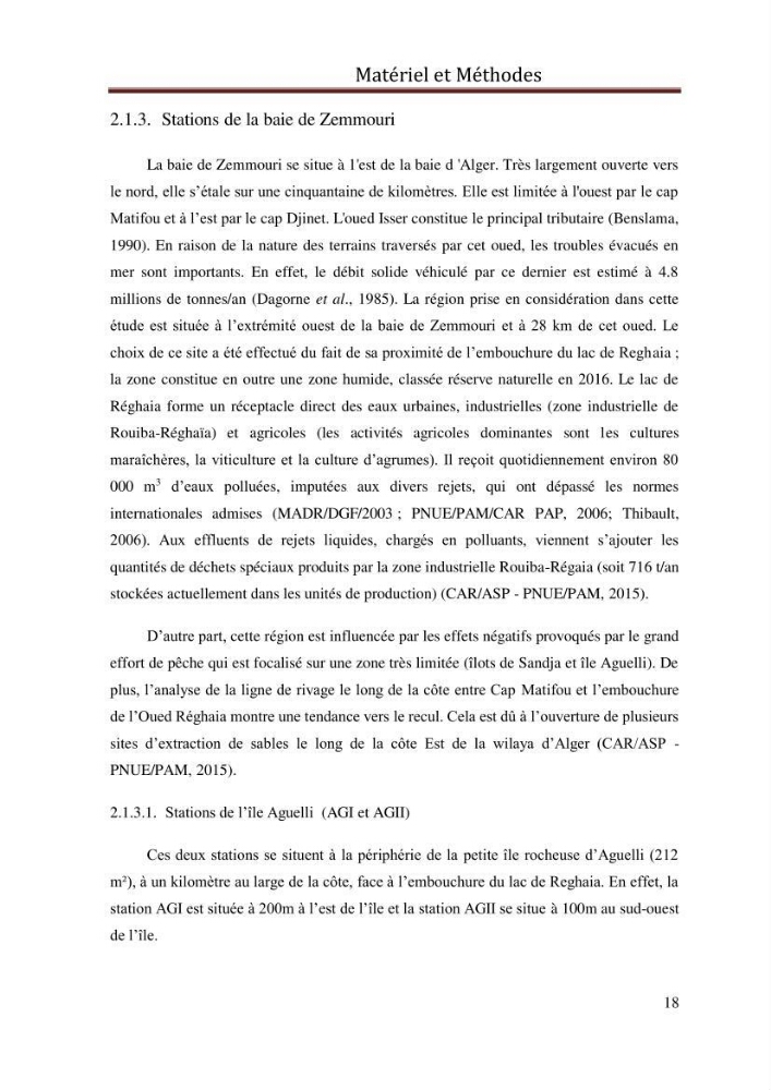 Evaluation de l’état écologique des eaux côtières algéroises par l’utilisation d’un indice algéroises par l’utilisation d’un indice