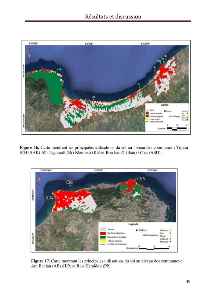 Evaluation de l’état écologique des eaux côtières algéroises par l’utilisation d’un indice algéroises par l’utilisation d’un indice