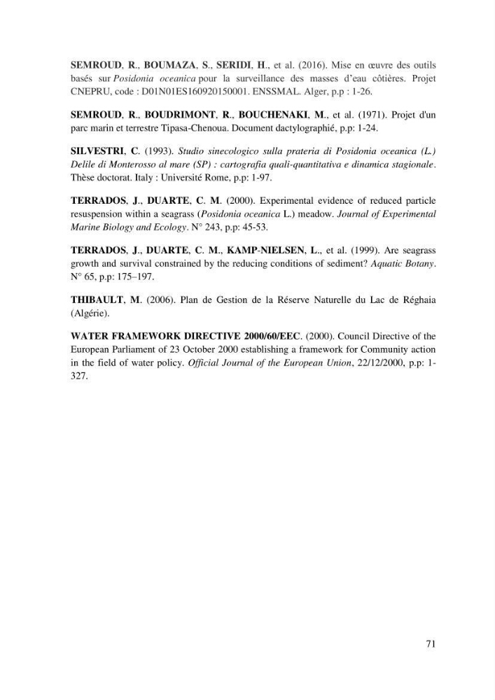 Evaluation de l’état écologique des eaux côtières algéroises par l’utilisation d’un indice algéroises par l’utilisation d’un indice