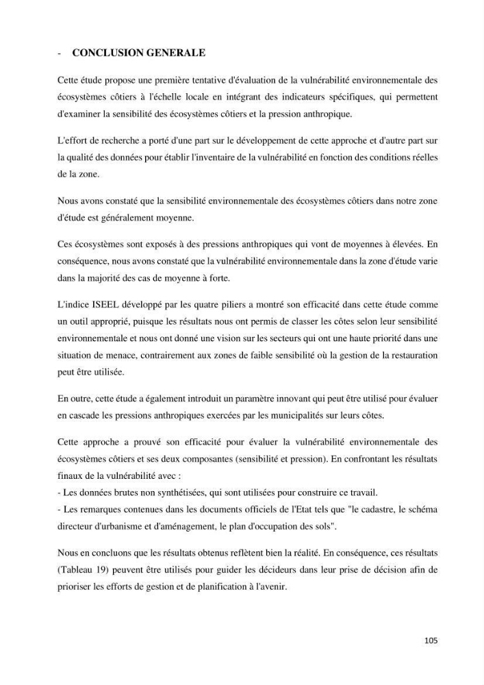 Evaluation des impacts anthropiques àpartir d\'un mna : modéle numérique d\'altimétrie d\'une zone littorale comprise entre bab eloude-ain benian alger