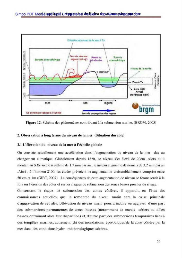 Approche systématique pour la gestion du risque de submersion marine (Hussein dey et El mohammadia)