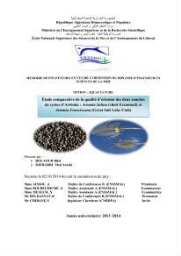 Etude comparative de la qualité d'éclosion des deux souches de cystes d'artemia: artémia salina (chott Ezzamoul) et artémia franciscana (Great Sait Lake Utah)