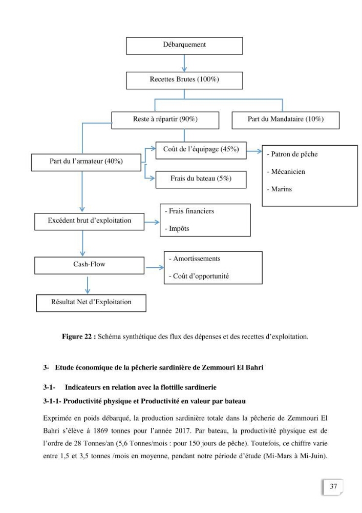 Etude des indicateurs socio-economiques de la pecherie sardinière dans le port de Zemmouri El Bahri ( Boumerdes):