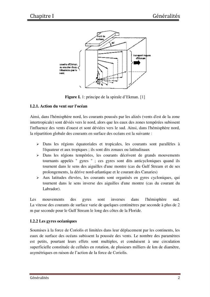 Modélisation numérique de la circulation océanique à l\'aide du modèle Roms Tools