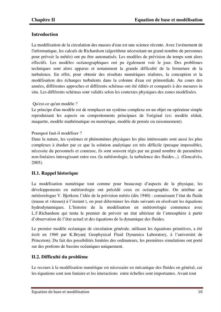 Modélisation numérique de la circulation océanique à l\'aide du modèle Roms Tools
