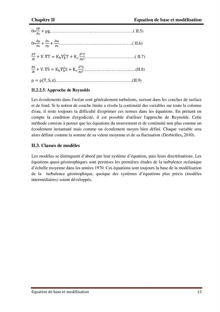 Modélisation numérique de la circulation océanique à l\'aide du modèle Roms Tools