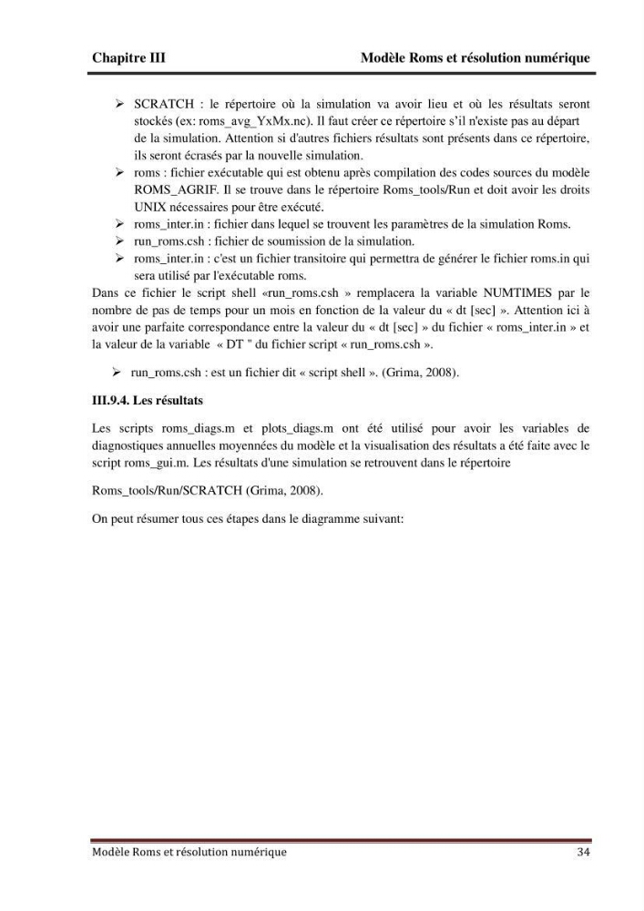 Modélisation numérique de la circulation océanique à l\'aide du modèle Roms Tools