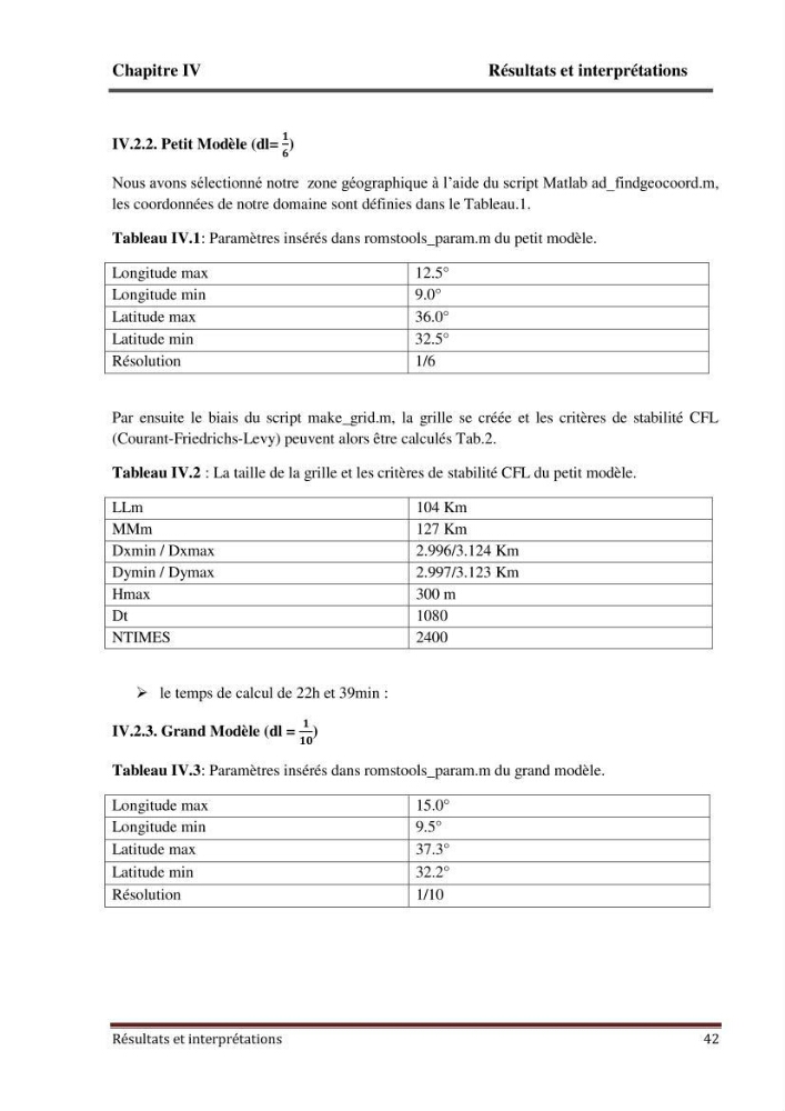 Modélisation numérique de la circulation océanique à l\'aide du modèle Roms Tools