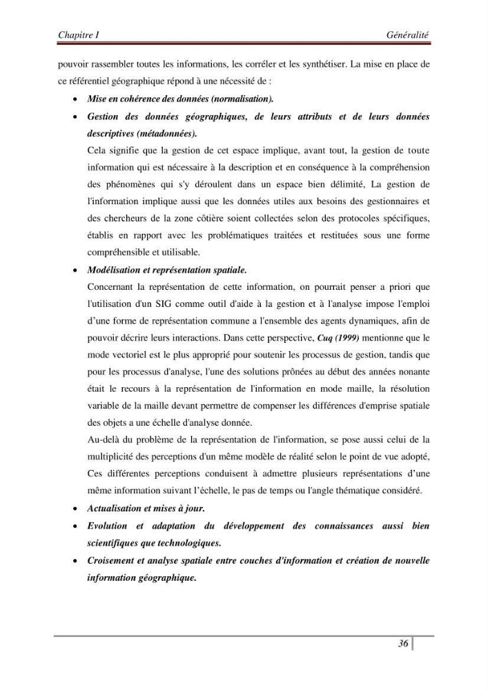 Conception d\'un modèle altimétrique continu terre-mer pour la mise en place d\'une base de données SIG littoral multidimensionnelle
