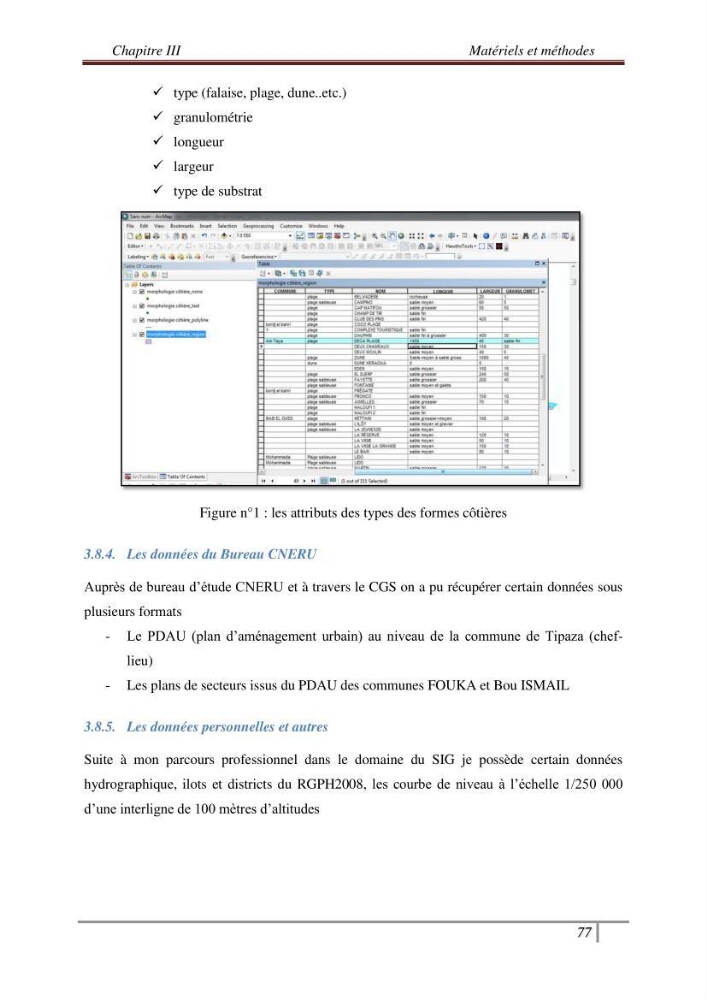 Conception d\'un modèle altimétrique continu terre-mer pour la mise en place d\'une base de données SIG littoral multidimensionnelle