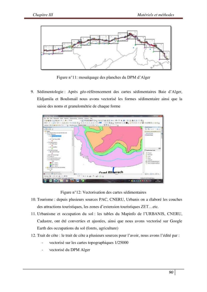 Conception d\'un modèle altimétrique continu terre-mer pour la mise en place d\'une base de données SIG littoral multidimensionnelle