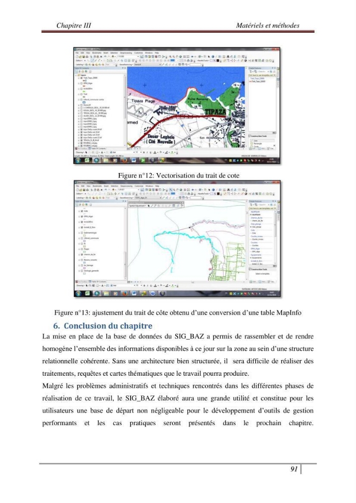 Conception d\'un modèle altimétrique continu terre-mer pour la mise en place d\'une base de données SIG littoral multidimensionnelle