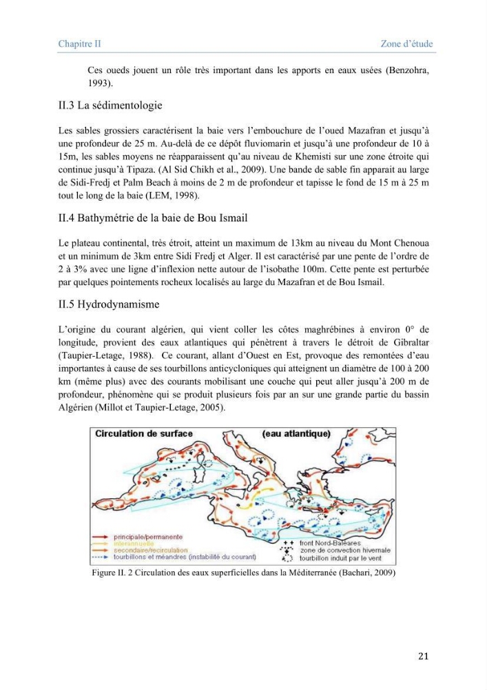 Utilisation des Systèmes d\'Information Géographiques pour le suivi des paramètres indicateurs de pollution dans la baie de Bou-Ismail