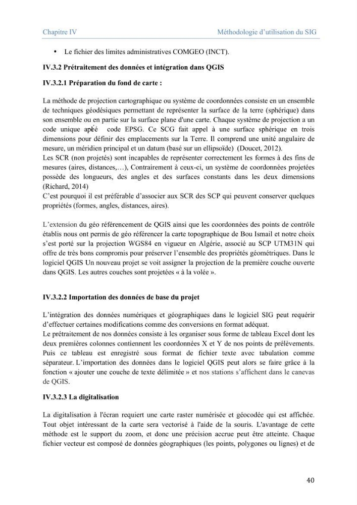 Utilisation des Systèmes d\'Information Géographiques pour le suivi des paramètres indicateurs de pollution dans la baie de Bou-Ismail