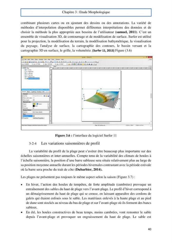 Evaluation du risque d\'érosion de la plage Est de Sidi Fredj (Alger)