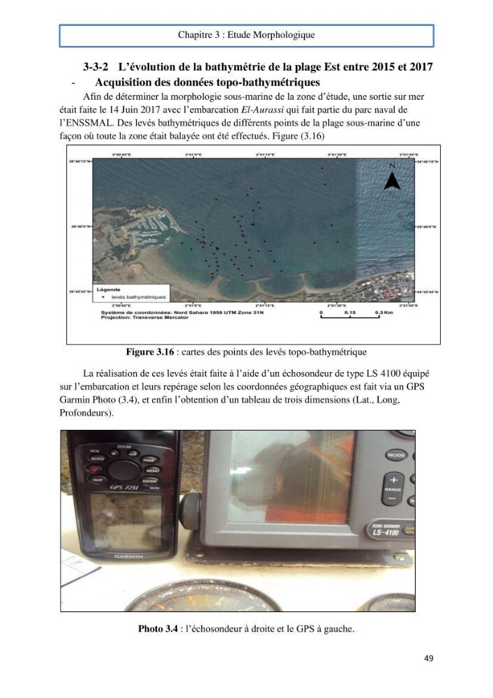 Evaluation du risque d\'érosion de la plage Est de Sidi Fredj (Alger)