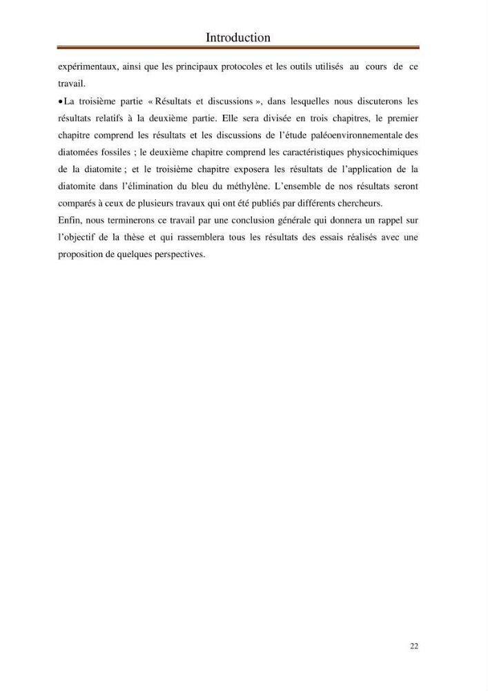 Identification, caractérisation et applications des diatomées fossiles de la région de Mostaganem