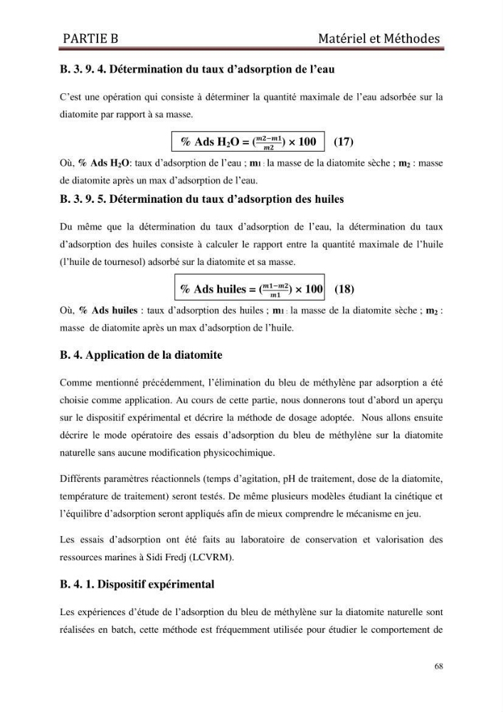 Identification, caractérisation et applications des diatomées fossiles de la région de Mostaganem